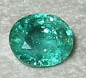 Oval Cut Emerald Front View