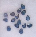 Blue Africa Pear Sapphires