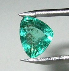 Trilliant cut Emerald